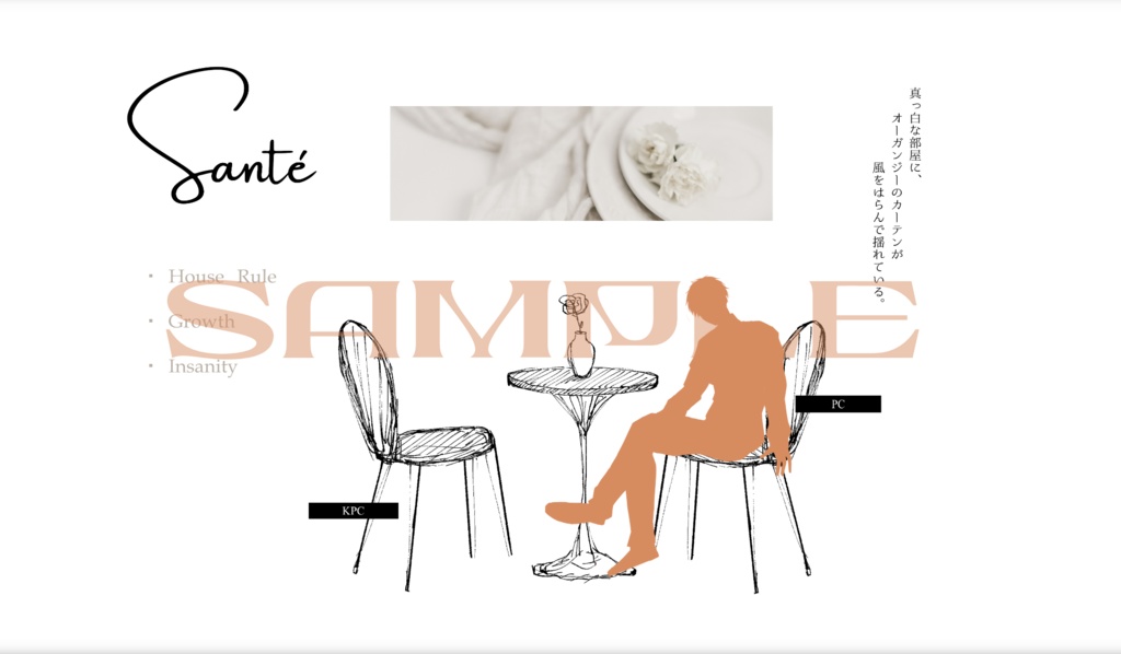 CoCシナリオ『Santé』