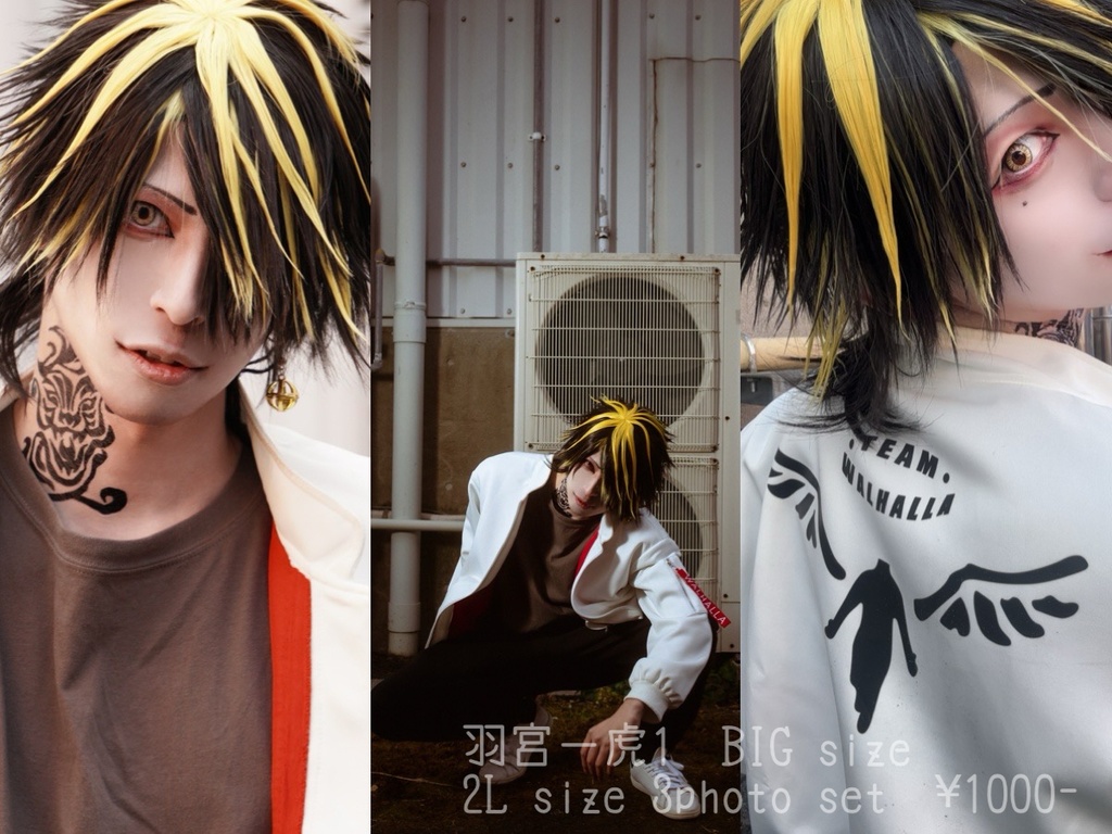 羽宮一虎1コスプレ2L版3枚photo SET