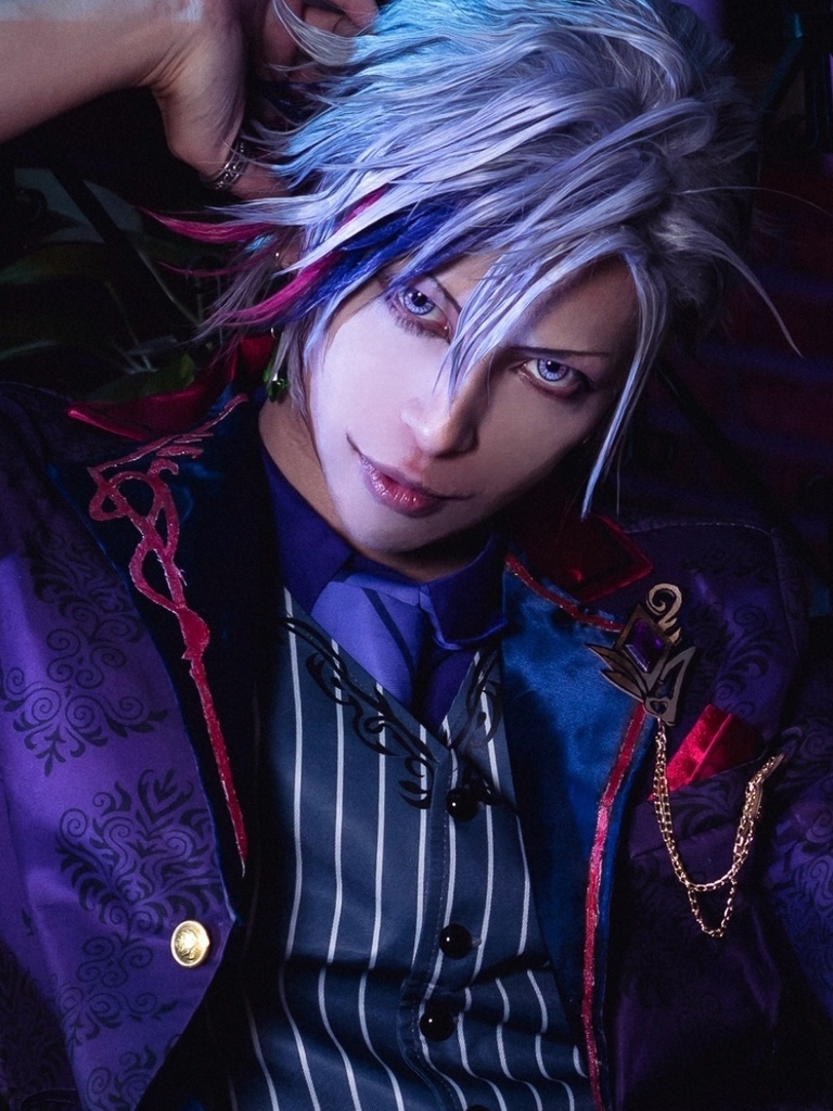 🌈🕒️　🥂✨️　コスプレ　A1サイン入り布ポスター