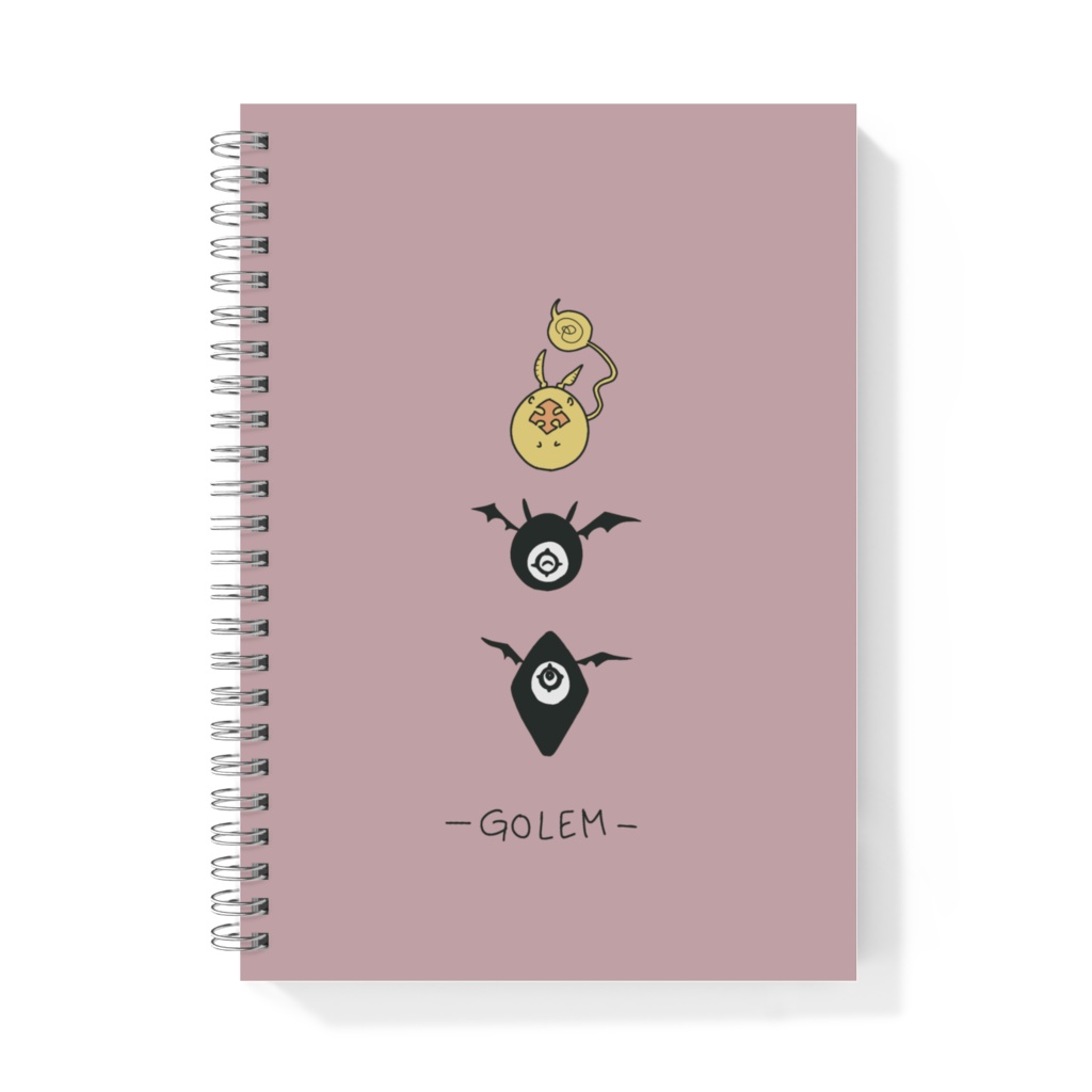 ゴーレム リングノート(ピンク)