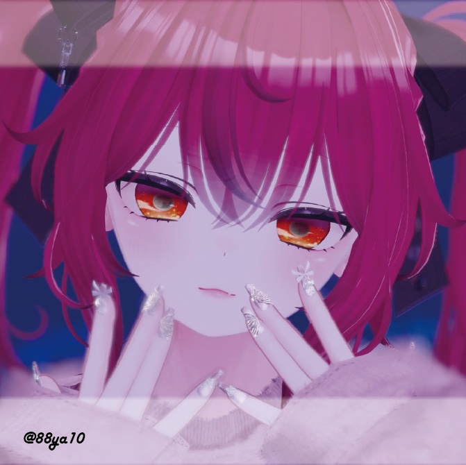 【マヌカ・狛乃対応】月が光る!アイテクスチャ🌙