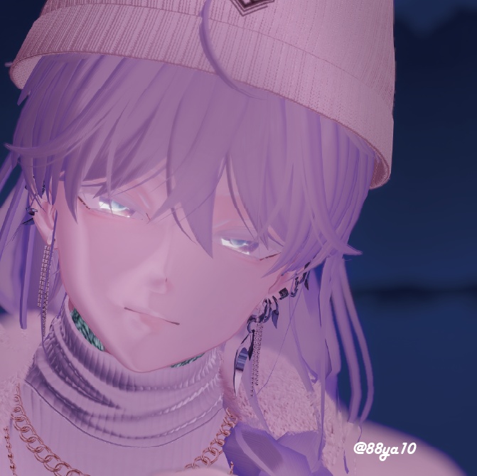 【マヌカ・狛乃対応】月が光る!アイテクスチャ🌙