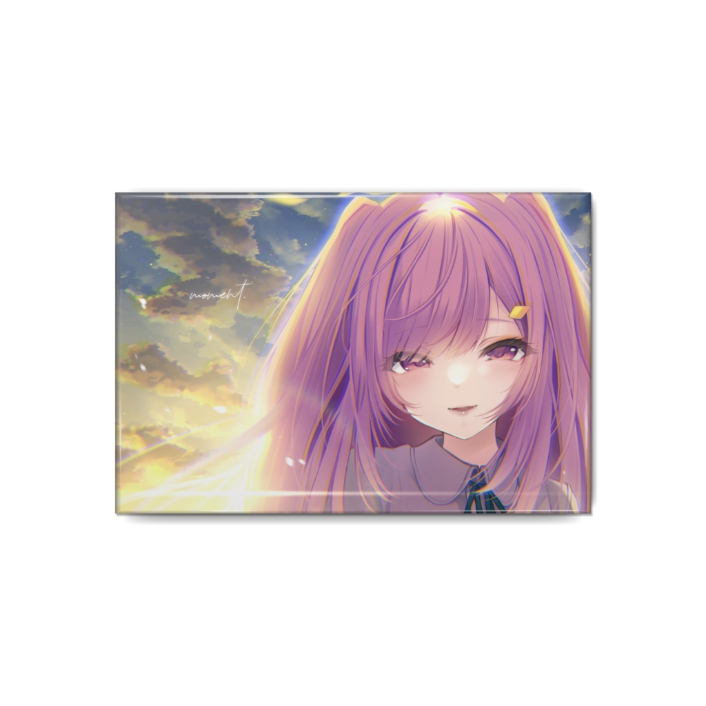 横長BIG缶バッジ -「moment.」2周年記念グッズ - 天ノおと