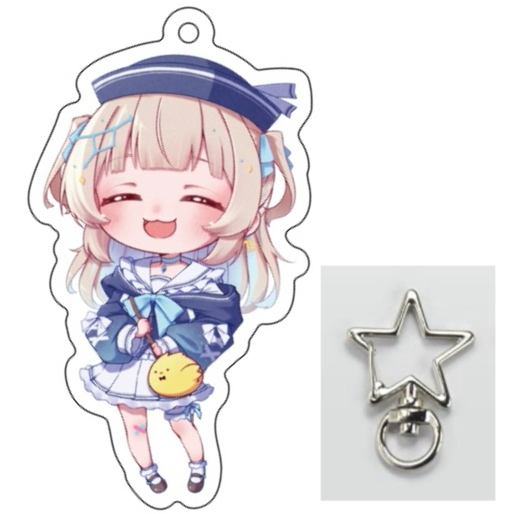 お出かけにこにこアクキー