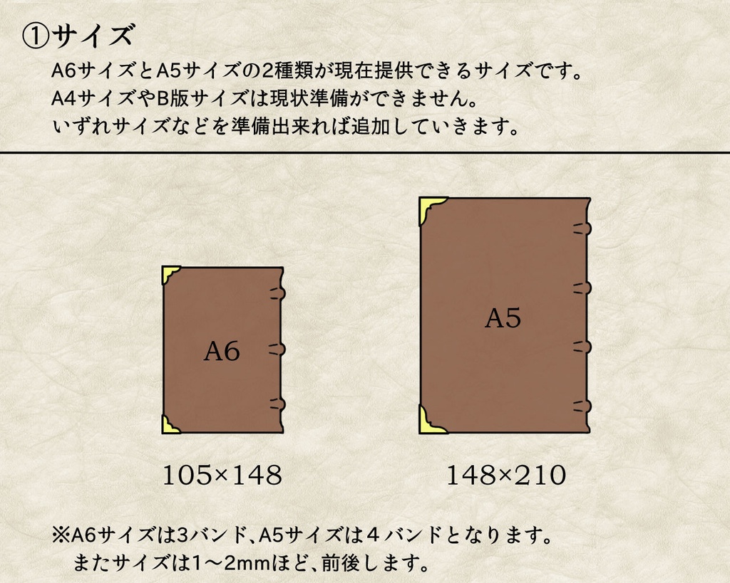 革装丁本セミオーダー