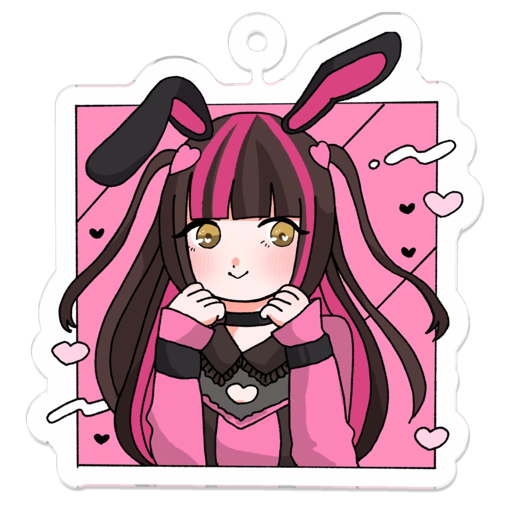 アクリルキーホルダー（ぴんく）