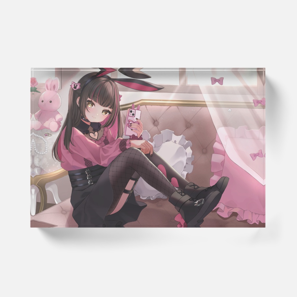 2周年アクリルブロック(にっこり)