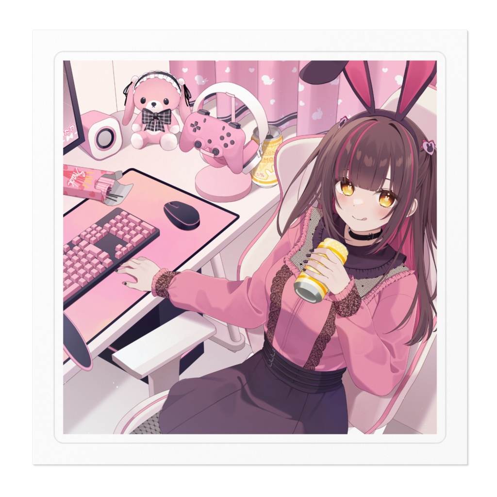 白瀬れん誕生日記念グッズ2024 ステッカー