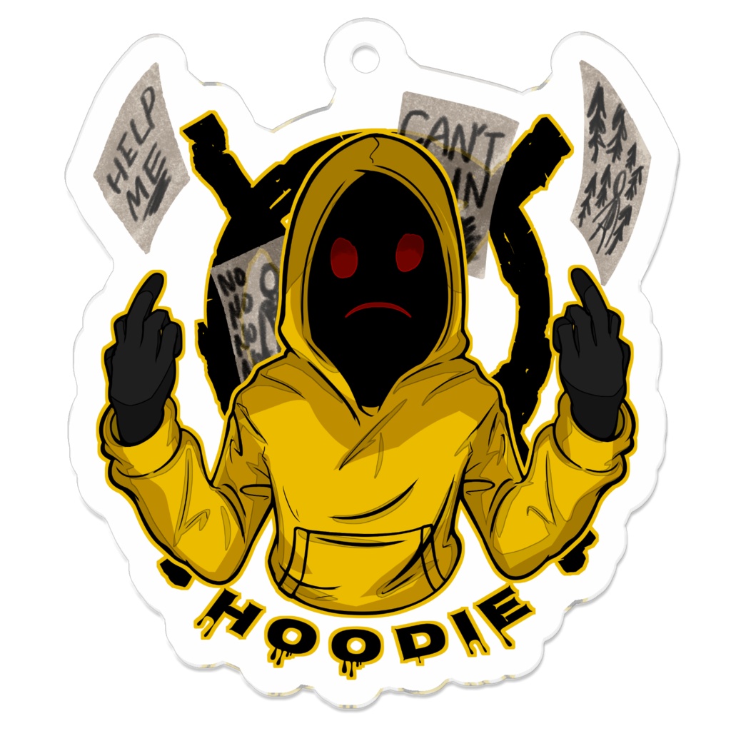 Hoodie : ☓☓☓☓ ☓☓☓ Acrylic key fob