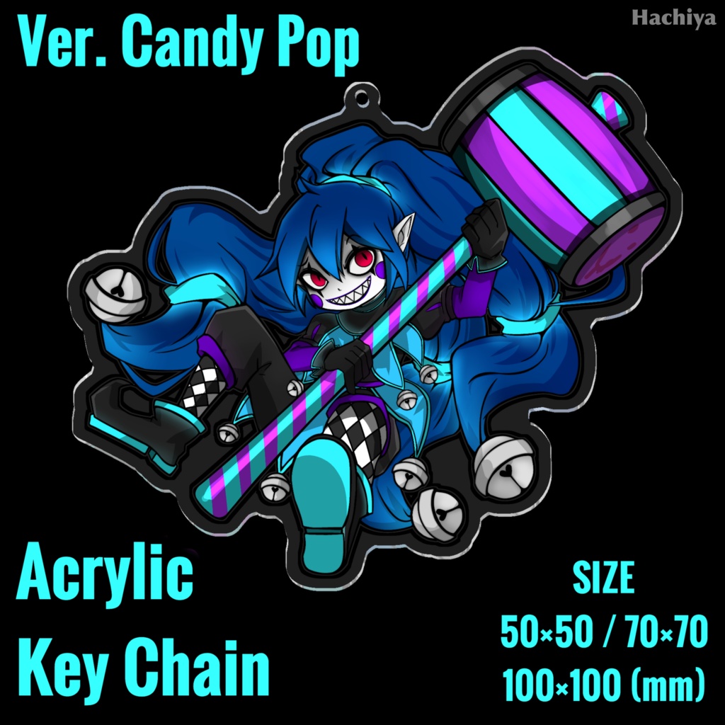 Candy pop : Acrylic Key Chain  