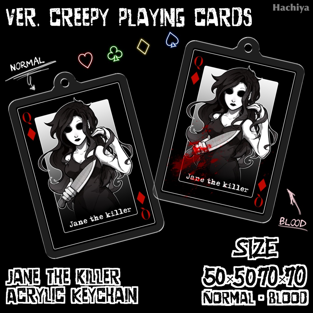 creepy cards : Jane the killer