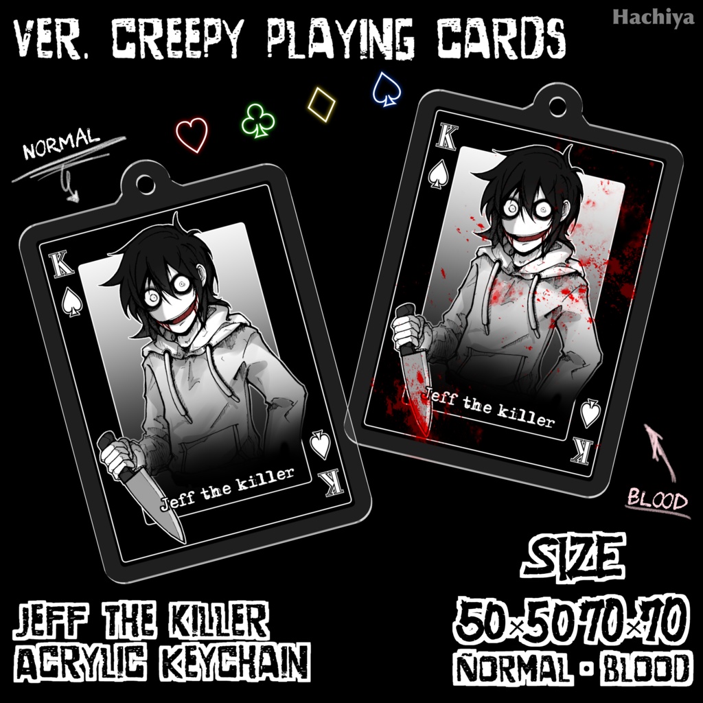 creepy cards : Jeff the killer