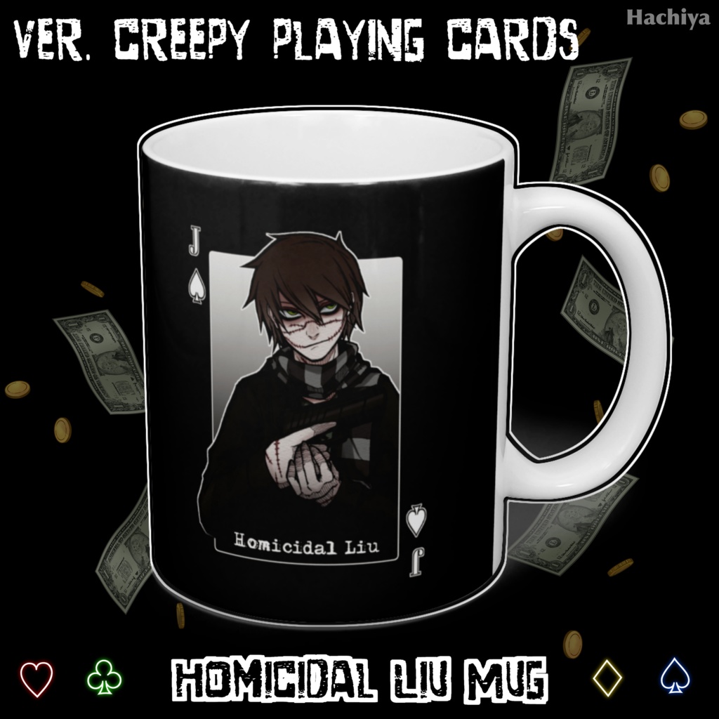 Creepy cards Mug : ver. Liu