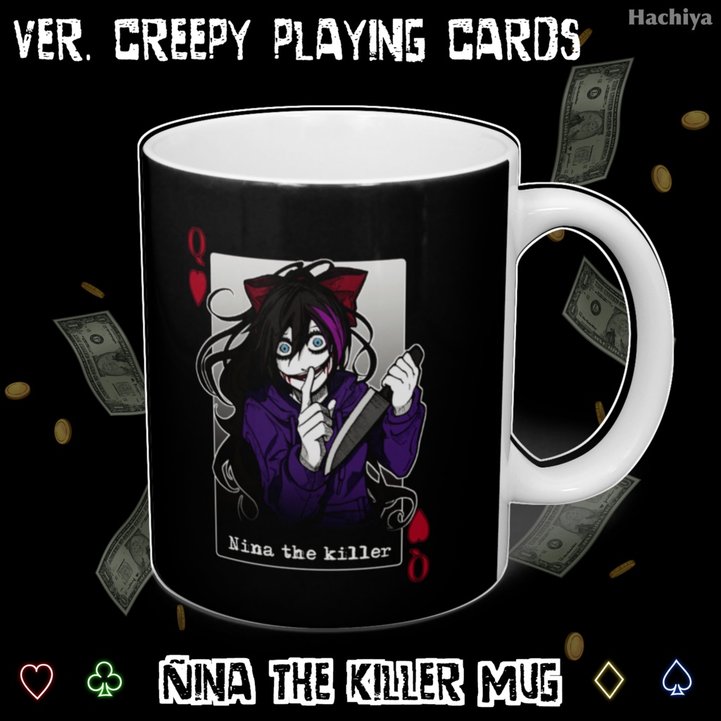 Creepy cards Mug : ver. Nina