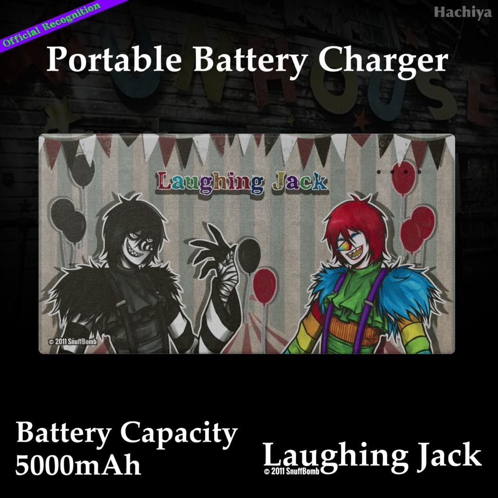 Portable Battery Charger : Laughing Jack