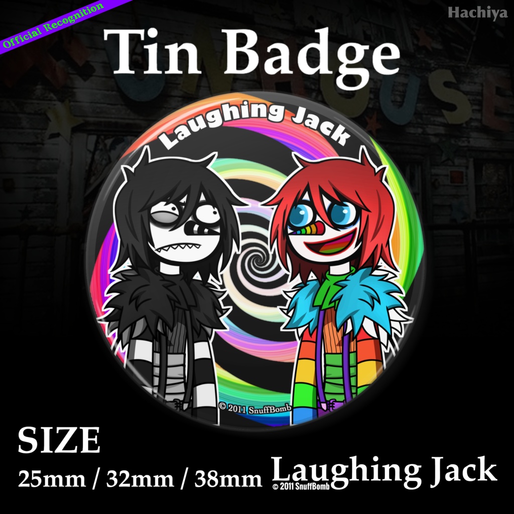 Laughing Jack : Tin Badge