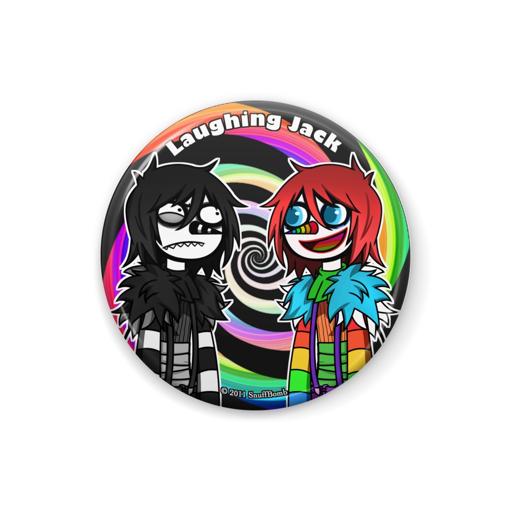 Laughing Jack : Tin Badge