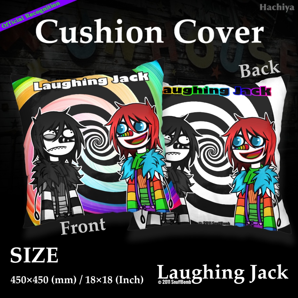 Laughing Jack : Cushion Cover (B)
