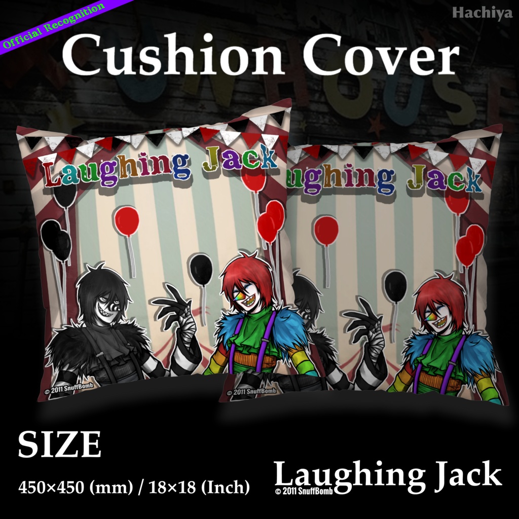 Laughing Jack : Cushion Cover (A)