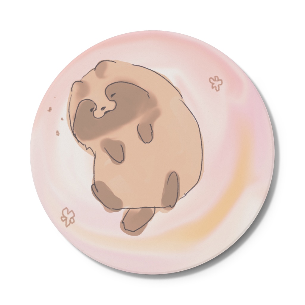 たぬきと、ごゆるりとコースター