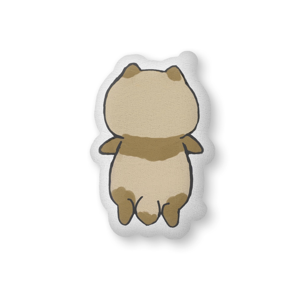 お立ちたぬたぬクッション