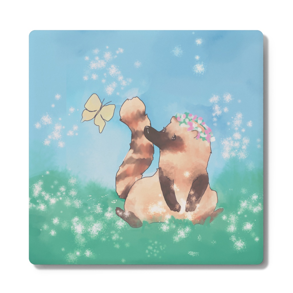 きらきら✨✨アカハナグマさんコースター