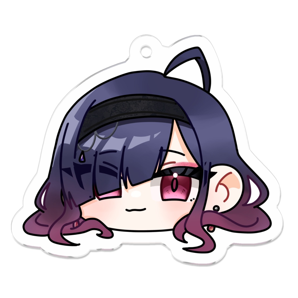 デフォルメデザイン(💤様)アクリルキーホルダー