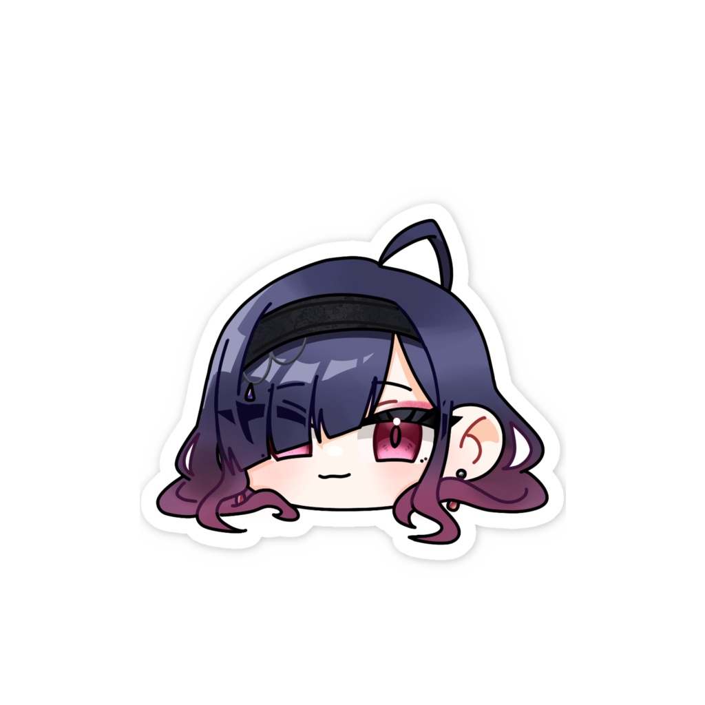 デフォルメデザインスマホステッカー(💤様)