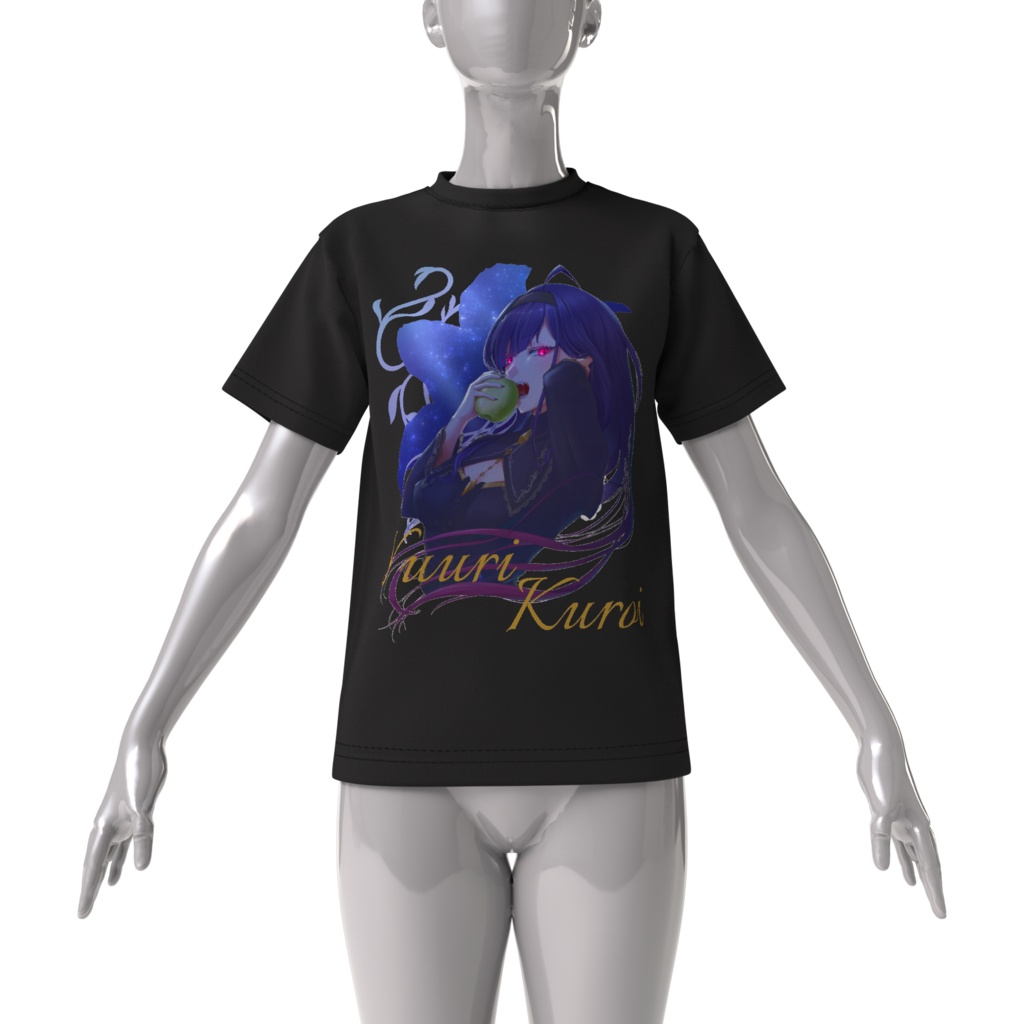ScentlyコラボデザインビッグシルエットTシャツ(夜泉硝子様)