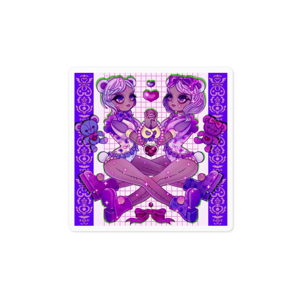 くまくまステッカー