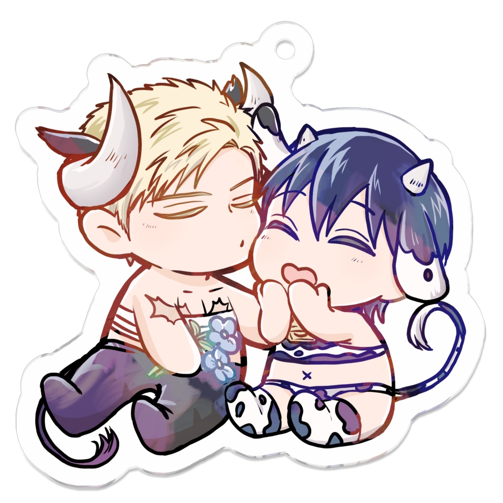 🐮アクリルキーホルダー