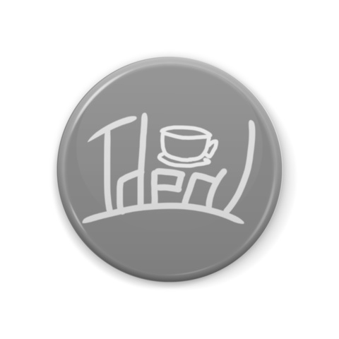 理想珈琲　缶バッジ「理想」