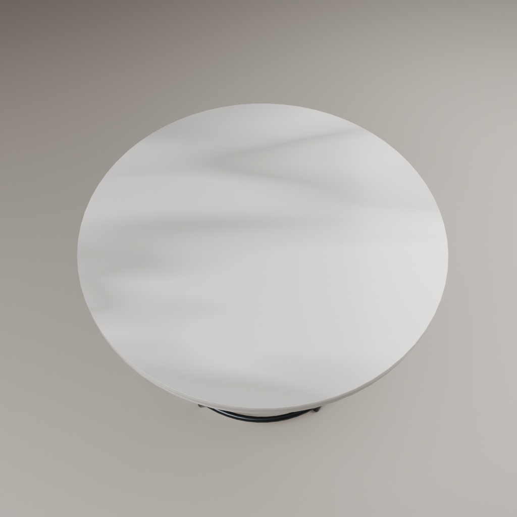 Double Ring Table【VRChat向け3Dモデル】