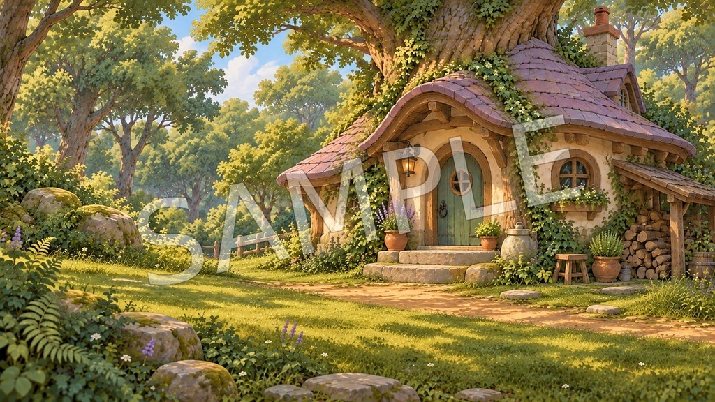 童話の村・物語背景6場面セット|ノベルゲーム・TRPG向け【AI生成/PNG】