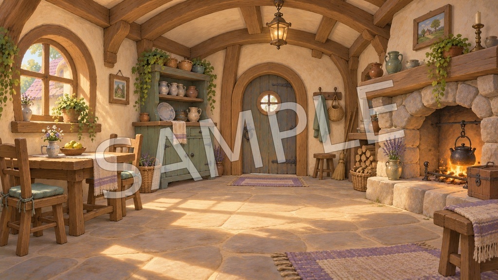 童話の村・物語背景6場面セット|ノベルゲーム・TRPG向け【AI生成/PNG】