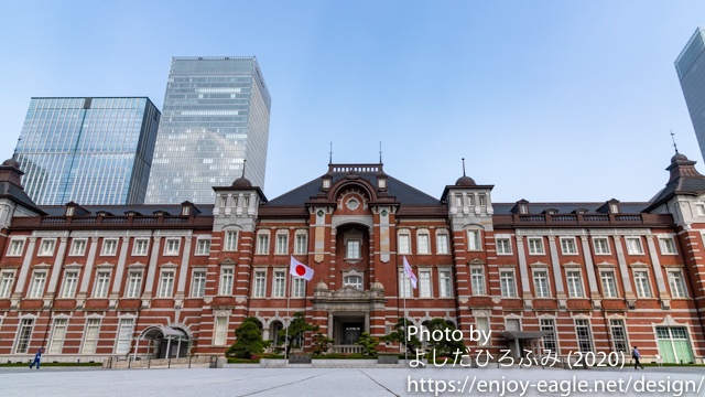 Web会議用背景写真（東京駅・丸の内口）３