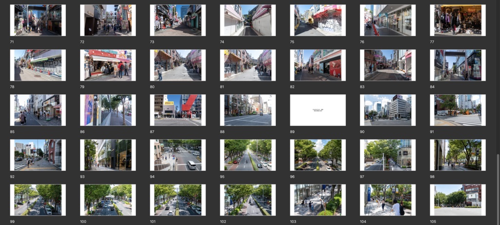 2020年新型コロナの街並み(写真素材集・東京都 原宿・表参道エリア)