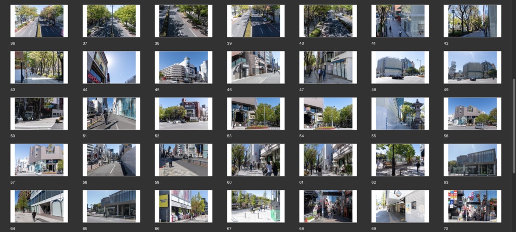 2020年新型コロナの街並み(写真素材集・東京都 原宿・表参道エリア)