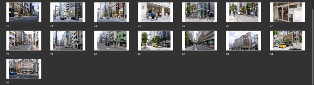 2020年新型コロナの街並み(写真素材集・東京都 銀座エリア)