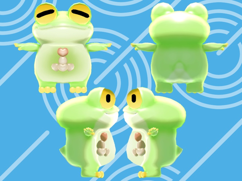 オリジナル3Dモデルデータ【グミ】