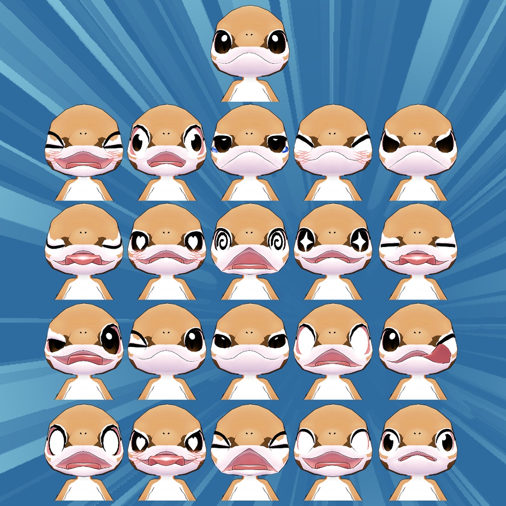 オリジナル3Dモデルデータ【ダッピー】