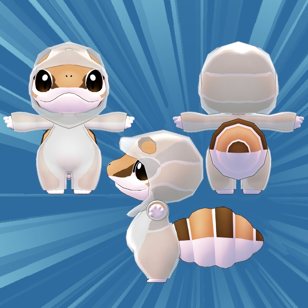 オリジナル3Dモデルデータ【ダッピー】