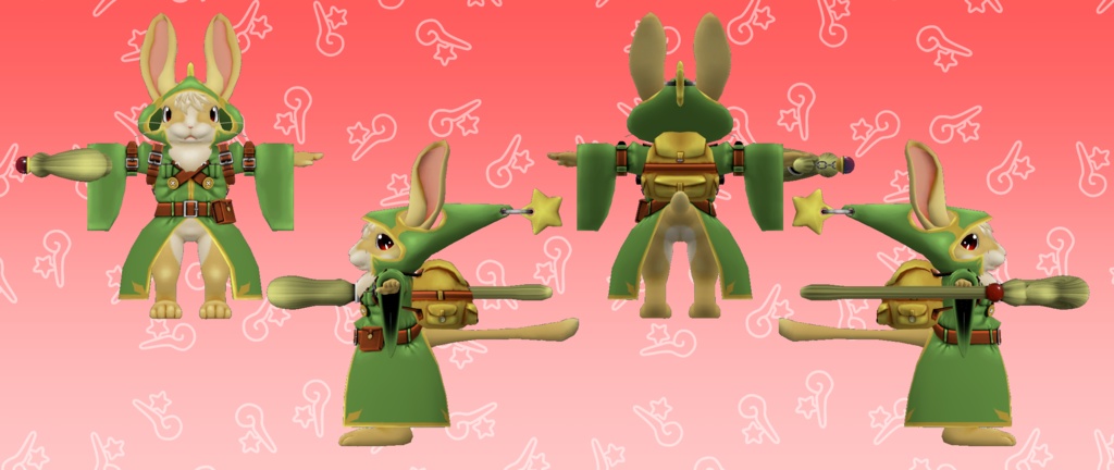 オリジナル3Dモデルデータ【マリィ・ゴールド】