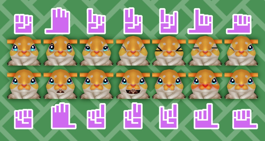 オリジナル3Dモデルデータ【ツゲ】