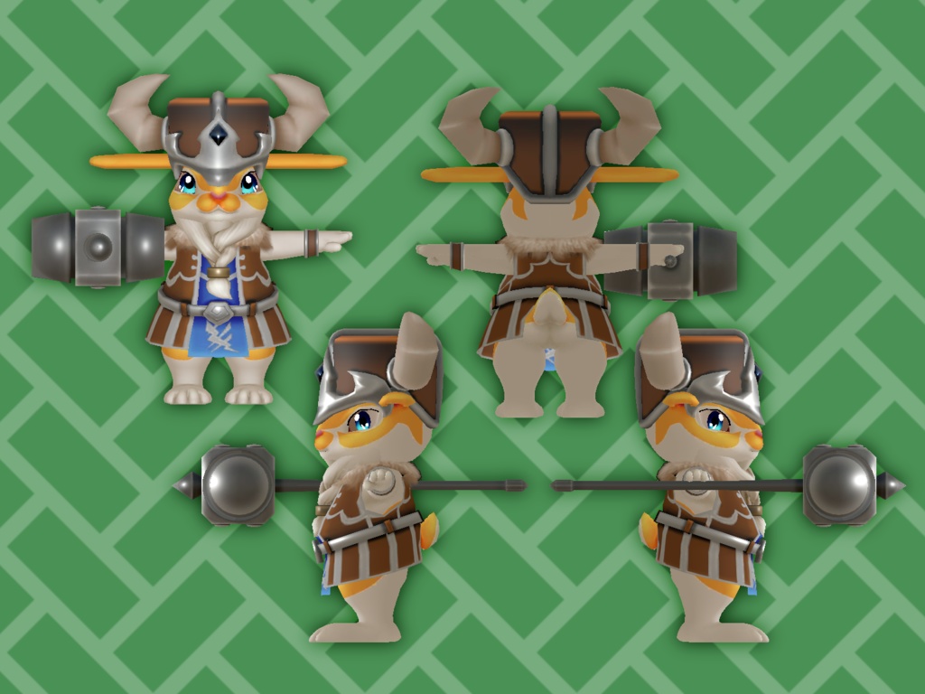 オリジナル3Dモデルデータ【ツゲ】