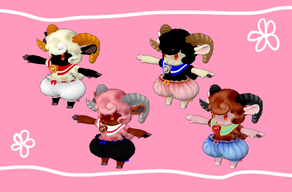 オリジナル3Dモデルデータ【スーフ】