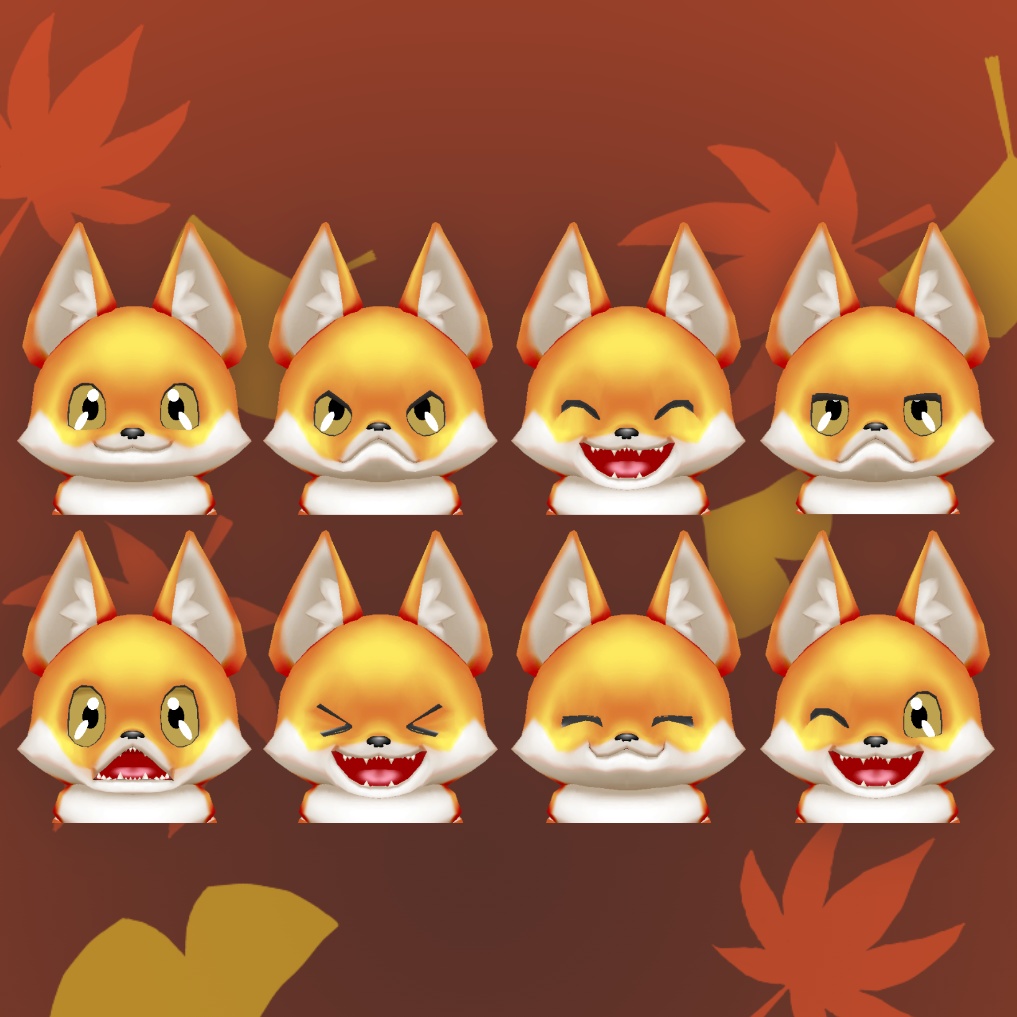 オリジナル3Dモデルデータ【もみじ】