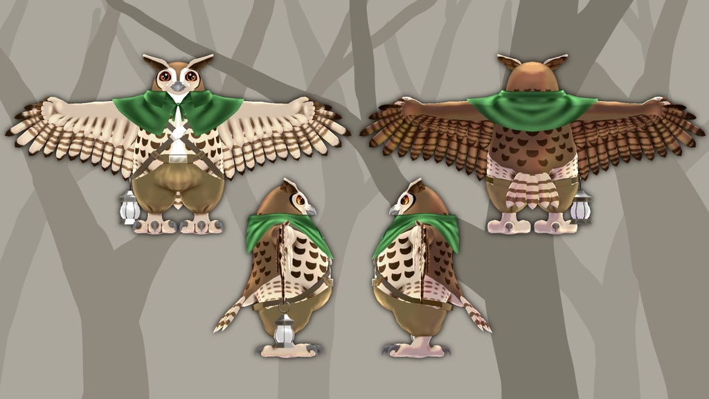 オリジナル3Dモデルデータ【ウラビ】