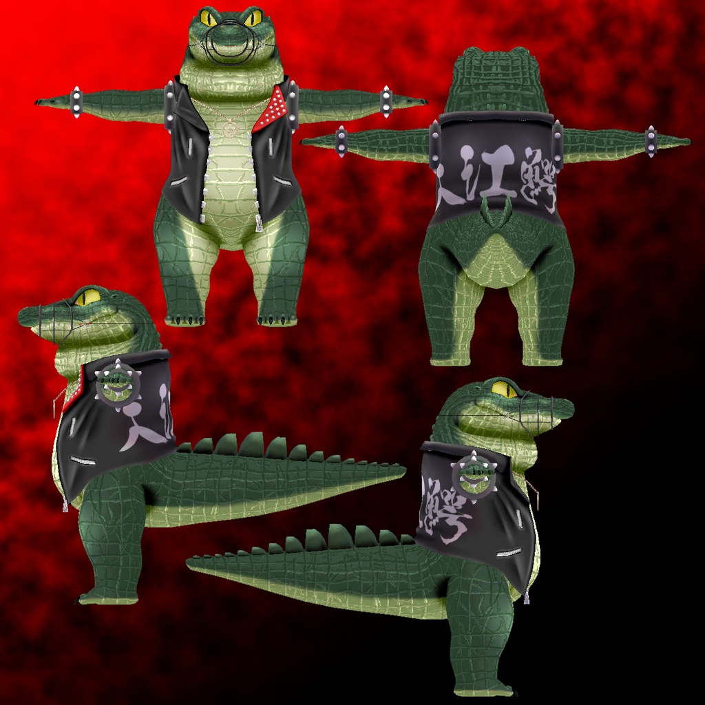 オリジナル3Dモデルデータ【キバ】