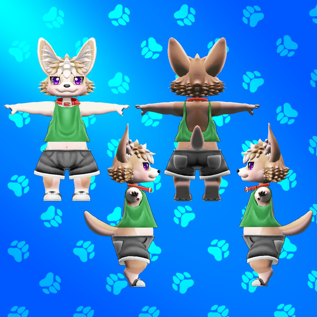 オリジナル3Dモデルデータ【オキ】